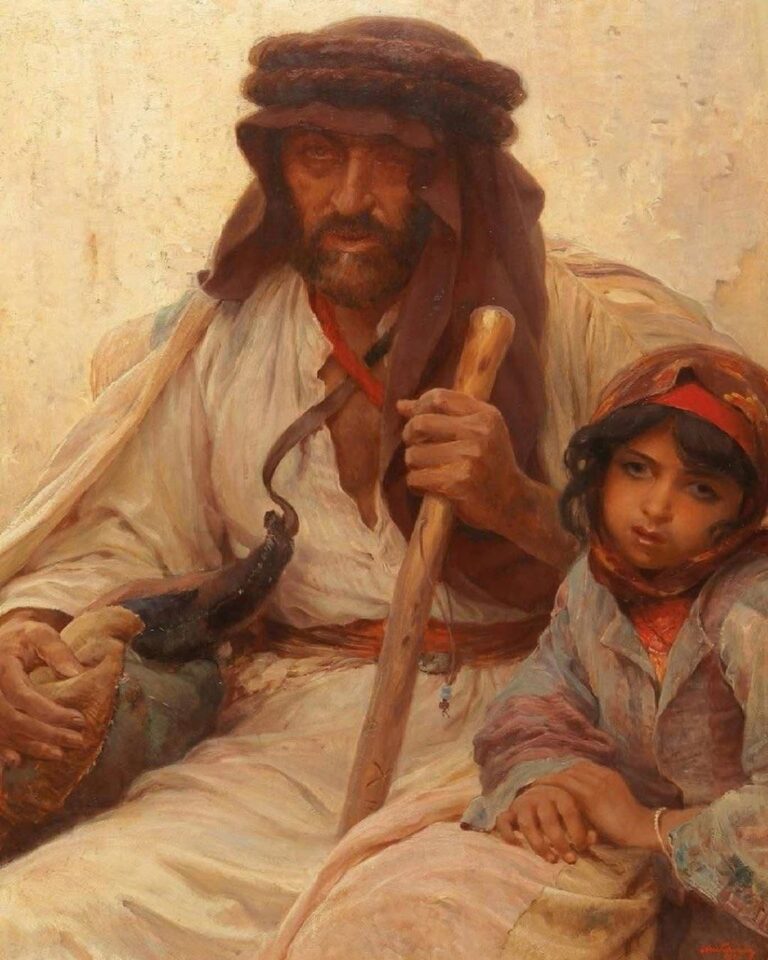  بدوي وابنته -1904