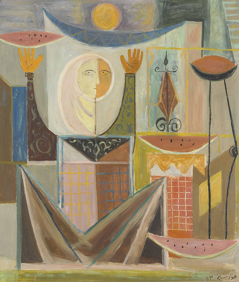 Jewad_Selim_-_The_Watermelon_Seller_1953