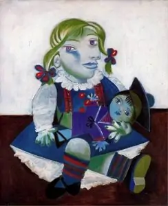 Maya-with-Doll-by-Pablo-Picasso-244×300