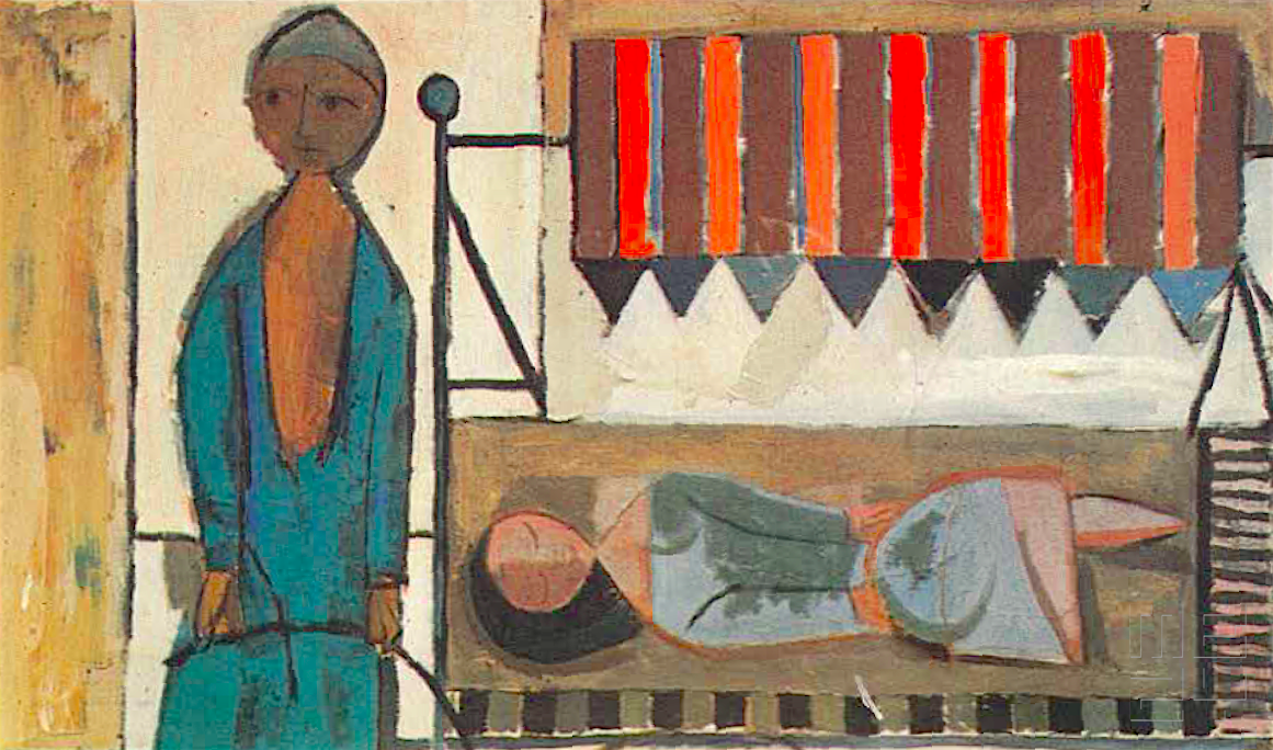 The_Lady_and_the_Gardener’s_Son,_Jewad_Selim,_1958