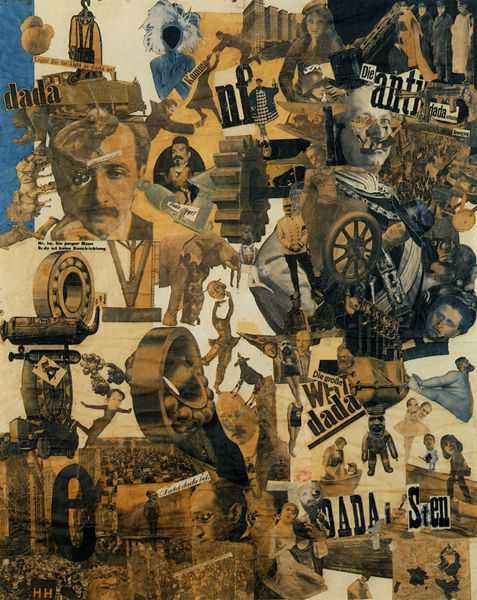 Collage (1919) von Hannah Höch [1889 - 1978]<BR>Bildmaß 114 x 90 cm<BR>Inventar-Nr.: NG 57/61<BR>Systematik: <BR>Geschichte / Deutschland / 20. Jh. / Weimarer Republik / Kulturleben / Kunst und Literatur