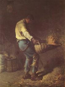 المنخل -Jean-François Millet