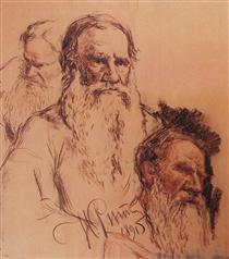 رسومات تيلستوي -Ilya Repin