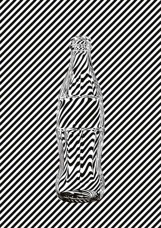 OP-Art-Optical-Illusion-Coca-Cola-Art-by-Unknown