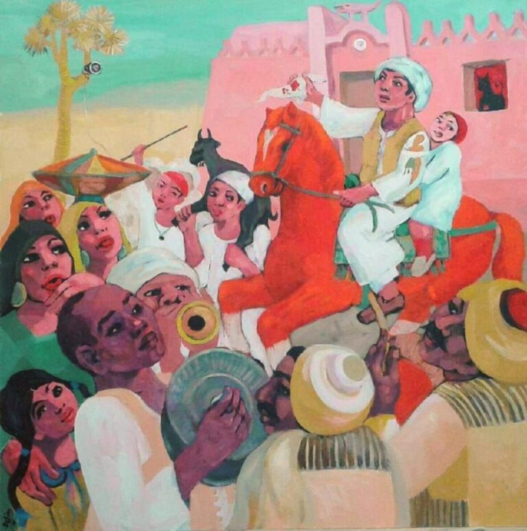 زفة عرسان بجنوب مصر