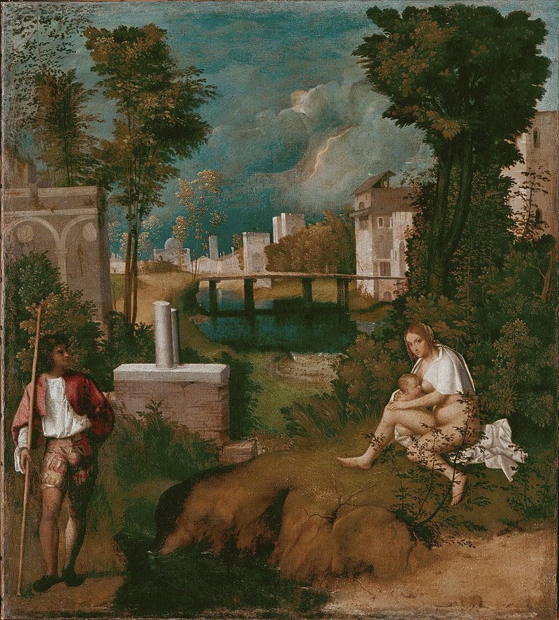 Giorgione, La tempesta, Gallerie dell'Accademia, Venezia