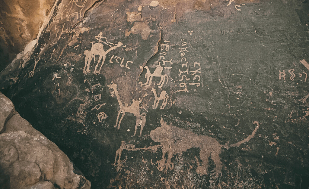 نقش جبل ام سنمان