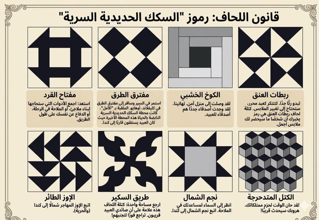 رموز “السكك الحديدية السرّية